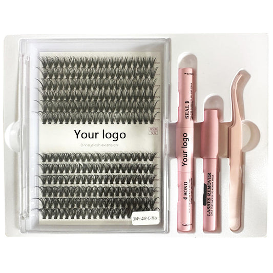 High Quality Natural Matte Black Lash Trays Handmade Wholesale Eyelash Extensions with Mixed Lengths and DD Curl