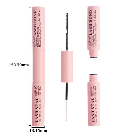 Super Waterproof 2-in-1 Cluster Lash Glue Tool Beauty Waterproof Eyelash Glue Remover Long-Lasting Liquid Bond Seal Lash