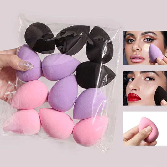 Beauty Egg Makeup Powder Foundation Smooth Soft Puff Dry and Wet Combined Women Cosmetic Multi Shape Sponge Accessories