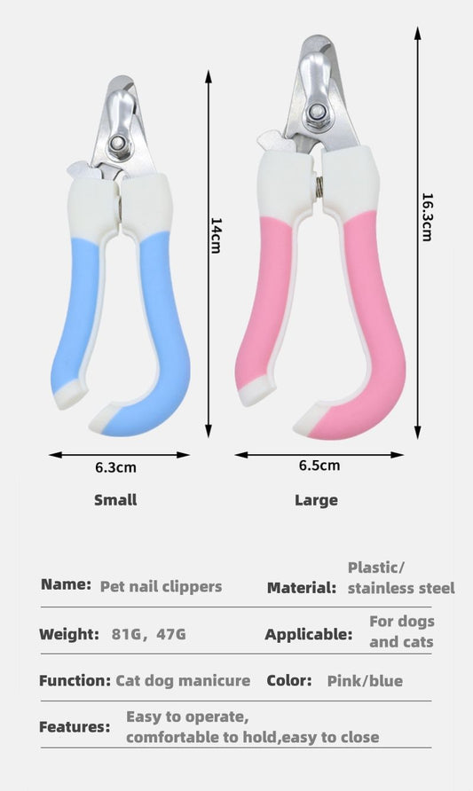 In Stock High Quality Pet Nail Claw Cutter Stainless Steel Grooming Scissors Pet Nail Grinder Trimmer Dog Cats Nail Clipper