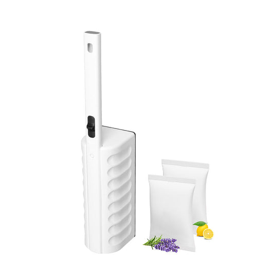 BOOMJOY 2025 Disposable Toilet Brush with 100% Biodegradable Wood Pulp Refill Heads Eco Friendly Toilet Brush Wall Mounted