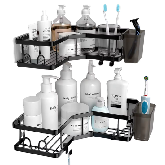 Hot Sale Modern Stainless Steel Corner Triangle Iron Art Bathroom Storage Rack for Wash Basins Large Quantity for Toilet