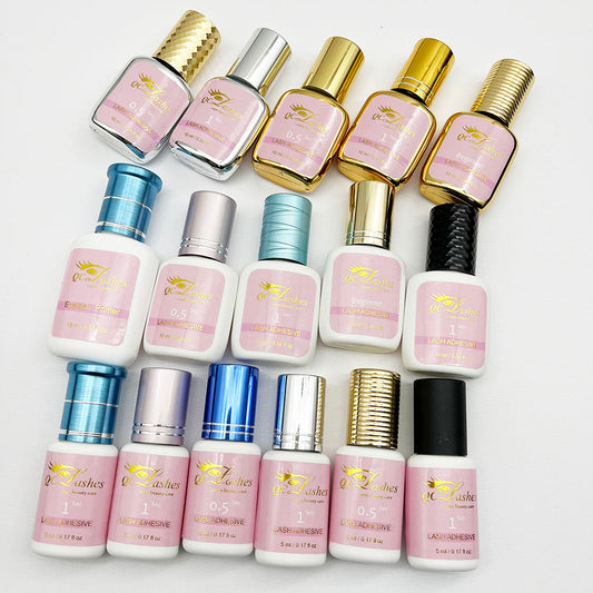 Private Label Waterproof Lash Extension Glue Sensitive Fast Drying Lash Glue 6-7 Weeks Lash Adhesive Eyelash Extension Glue
