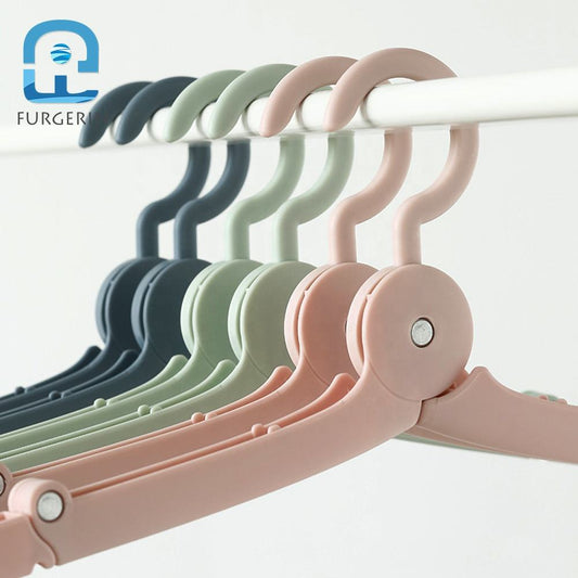 Foldable Clothe Baby Clothes Hangers Coat Rack Kids Hanger Clothing Drying Rack Travel Sock Hangers for Home