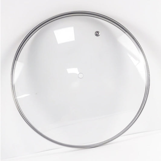 High Sealing 32cm Temper Glass Pot Lid Cover Oem Size Glass Lid for Cookware Fry Pan and Pot Tempered Pot Lid