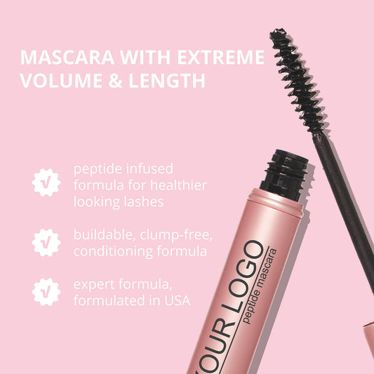 Create Your Own Brand Custom Logo Cruelty Free Makeup Wholesale Keratin Vegan Oil Free 4D Long Lash Fiber Mascara Private Label