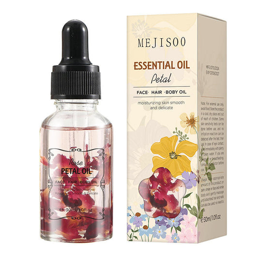 Customized Skin Massage Hair Care Aromatherapy Multifunctional Rose Petal Essential Oil