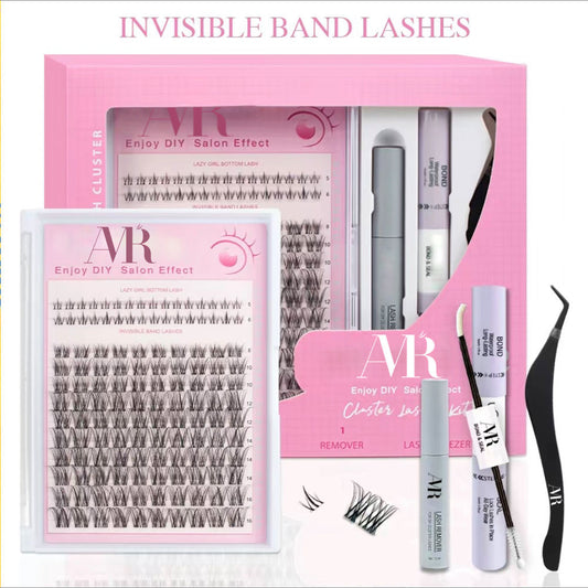 Manga Style UCM Individual Eyelashes Hand Made DIY Cluster Lashes Kit Private Logo Cluster Lash