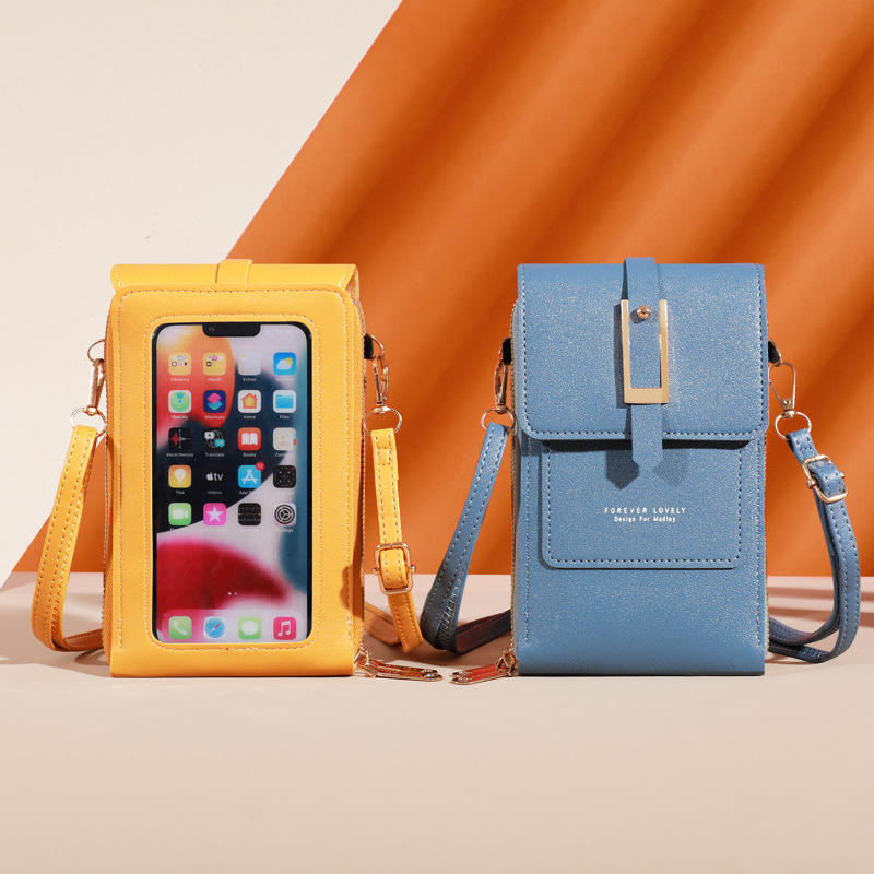 Wholesale Lady's Crossbody Phone Bag, Touch Screen Phone Portable Card Bag, Shoulder Bag Wholesale