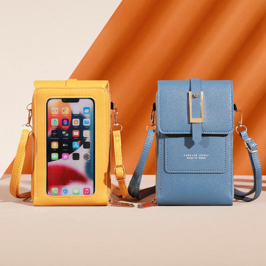 Wholesale Lady's Crossbody Phone Bag, Touch Screen Phone Portable Card Bag, Shoulder Bag Wholesale