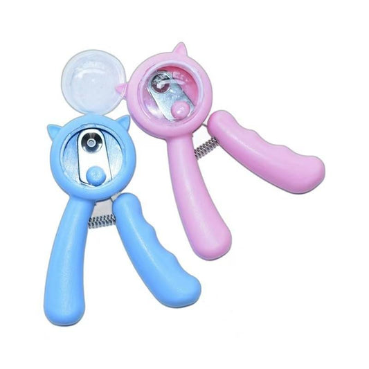 Integrated Stainless Steel Nail Grinder Clippers Splash-Proof Design for Cats Dogs Boxed Animal Care Product for Pet Grooming