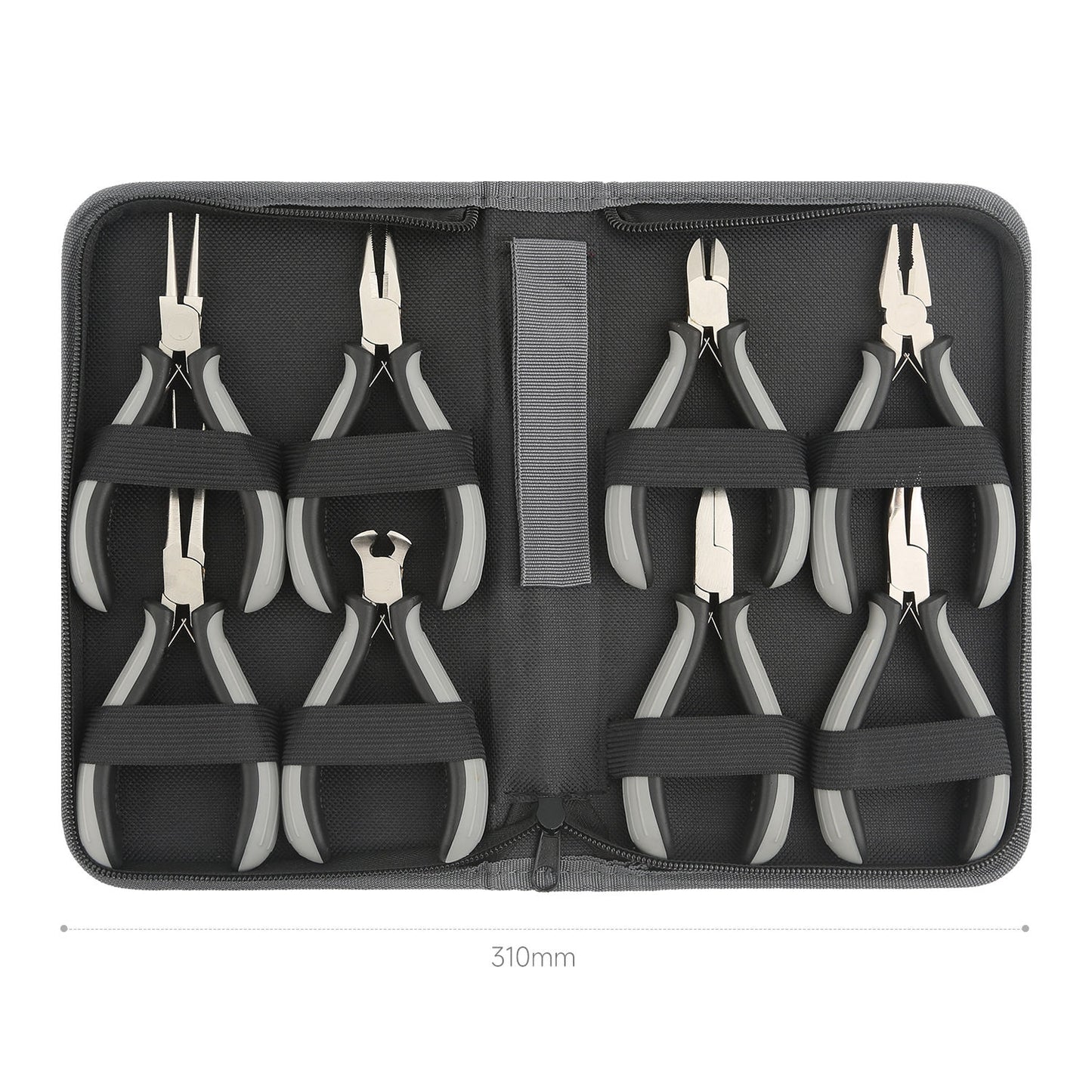 8-Piece Jewelers Pliers Set Making Tools Kit with Easy Carrying Pouch