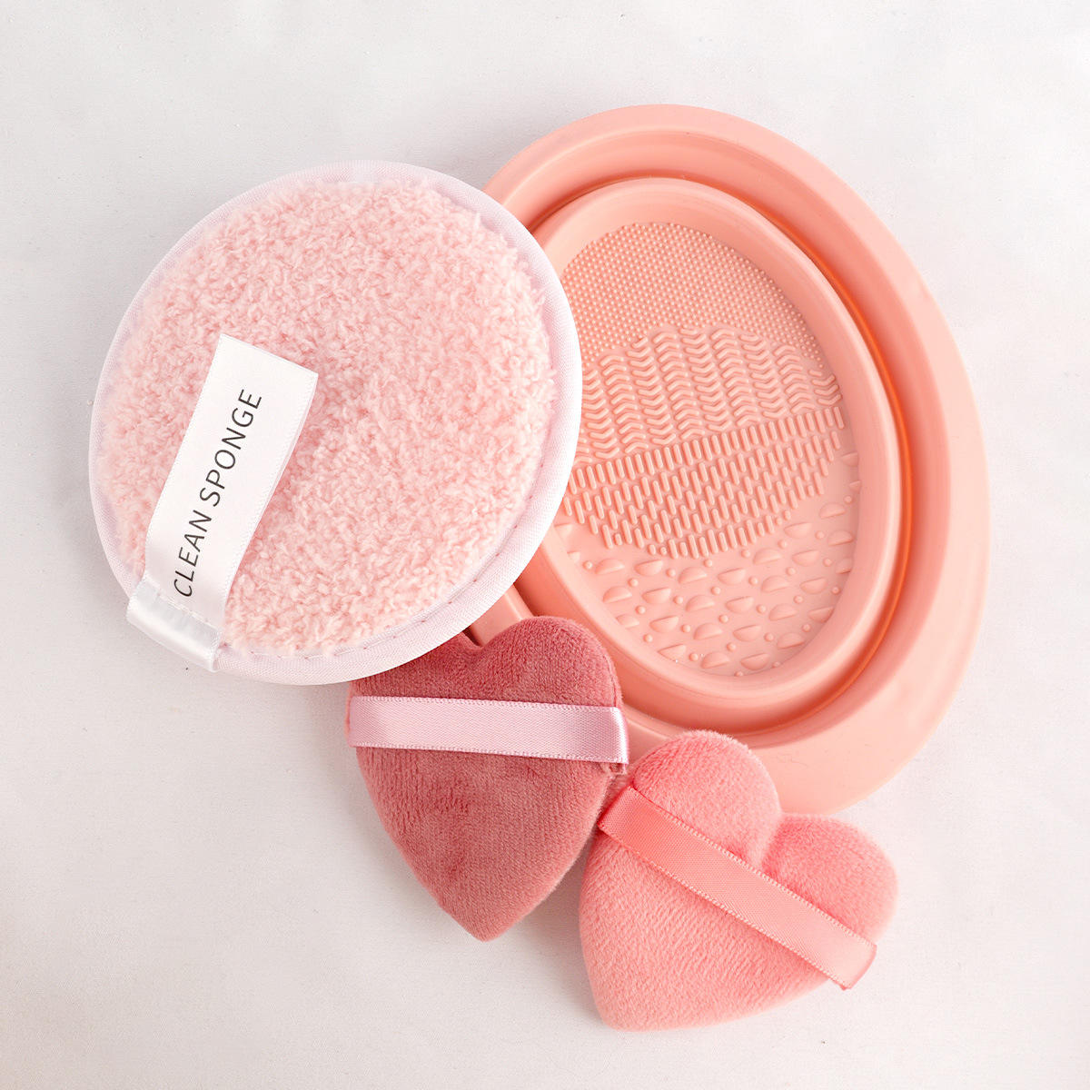 New Woman Makeup Tools Gift Sets Makeup Brush Set 46pcs Bundle Pink Make up Makeup Brushes Kit with Bag Sponge