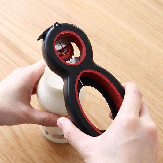 Portable Function Multi Function 6-in-1 Can Beer Bottle Opener All in One