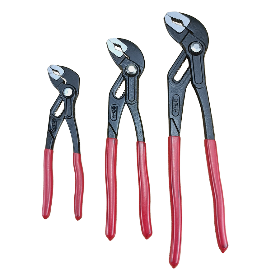Professional Adjustable 8/10/12 Inch Water Pump Pliers Set Home Decoration Family Repair Plumbing Steel Nylon Carbon Steel