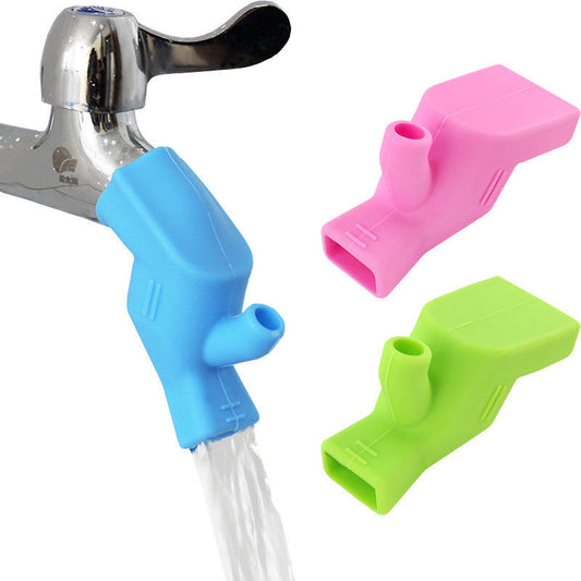 High Elastic Portable Two-way Silicone Water Tap Extension Faucet Extender for Bathroom Sink Spouts & Traveling