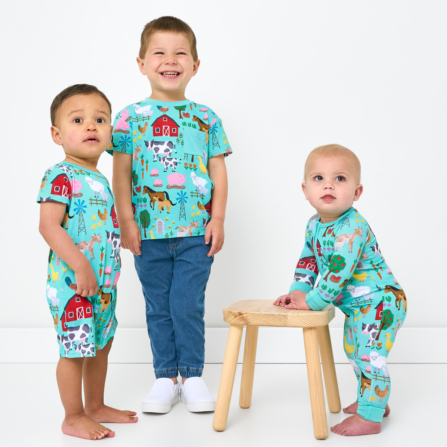 KERUI Family Bamboo Sleepwear Sets Custom Printed Bbamboo Fiber Family Sleepwears Combination Sets Autumn Pajamas Family Suits
