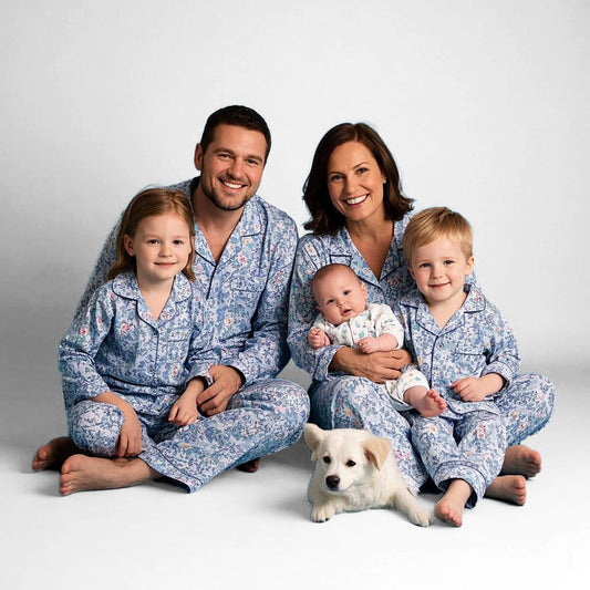 Hongbo Mom and Daughter Matching Pajama Set Bamboo Spandex Cotton Winter Home Loungewear Custom Family Pajamas Matching Outfits
