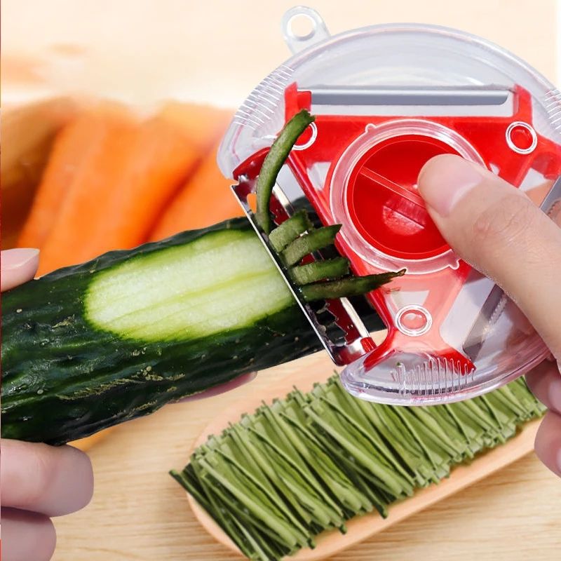 Peeler 3 in 1 Multi Stainless Gadget Potato Cucumber Peeler Shredder Slicer Vegetable Fruit Chopper Grater Cutter Kitchen Tool