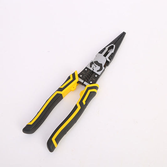 Factory Wholesale Pliers Yellow Black Chrome Vanadium Steel Texture a Set of Three Multifunctional Cutting Pliers