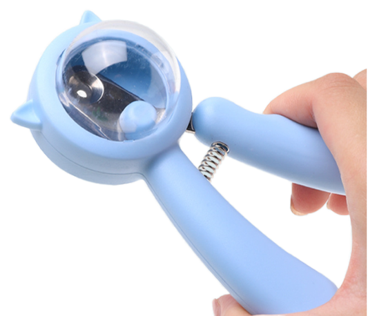 Integrated Stainless Steel Nail Grinder Clippers Splash-Proof Design for Cats Dogs Boxed Animal Care Product for Pet Grooming